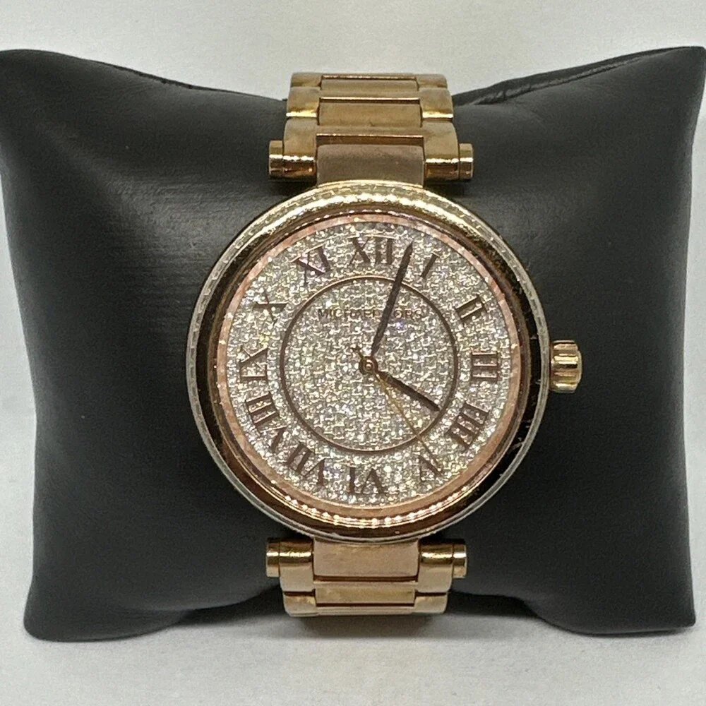Michael Kors Skylar MK5868 Women's Rose Gold Stainless Steel Analog Watch HME594